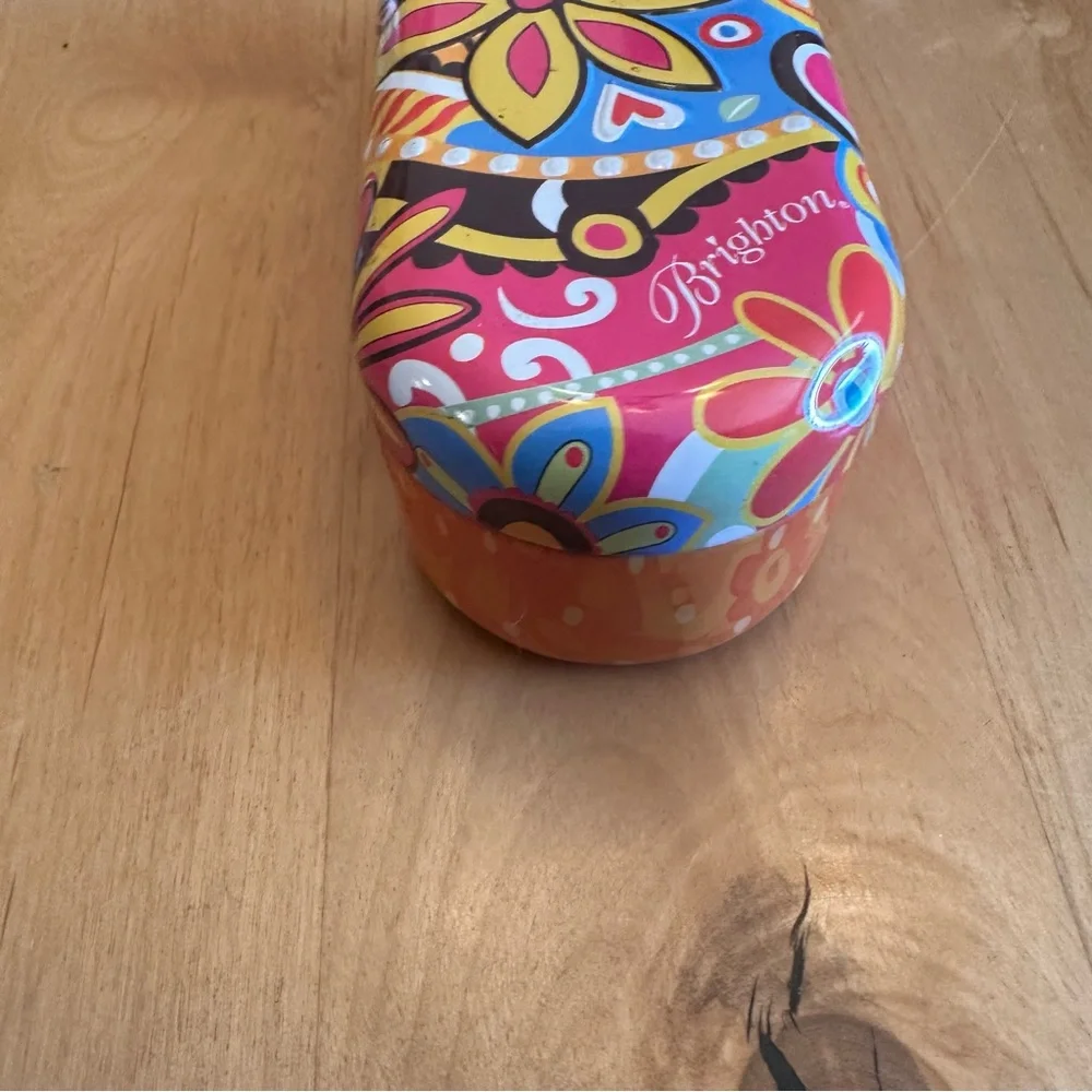 Brighton Paisley Cheerful Floral Colorful Multi-purpose Tins